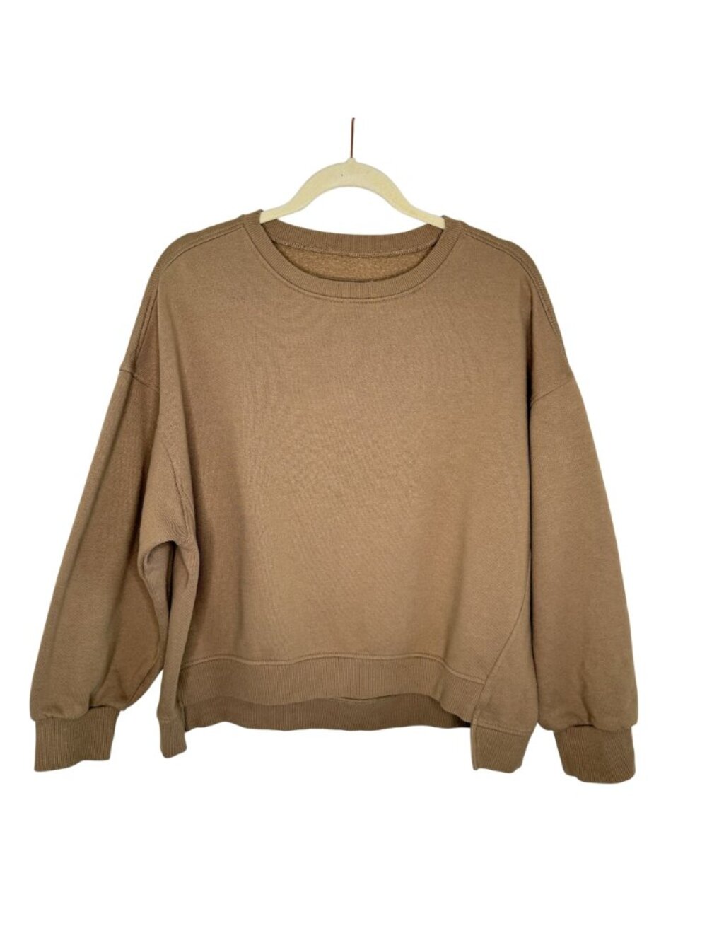 Risen Los Angeles Brown Sweatshirt/Shorts Set, M/S - Picture 5 of 9